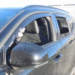 Volvo XC40 Wind Deflector - 4 Pcs - Omac - 5D Acrylic - Black Smoke - 2019-2024 Volvo XC40 Wind Deflector - 4 Pcs - Omac - 5D Acrylic - Black Smoke - 2019-2024